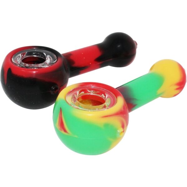 multicolor siliocn hand pipes