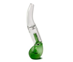 green Glass Sherlock Pipe