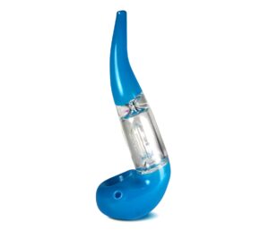 sky blue Glass Sherlock Pipe