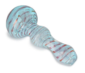 rose gold glass hand pipe