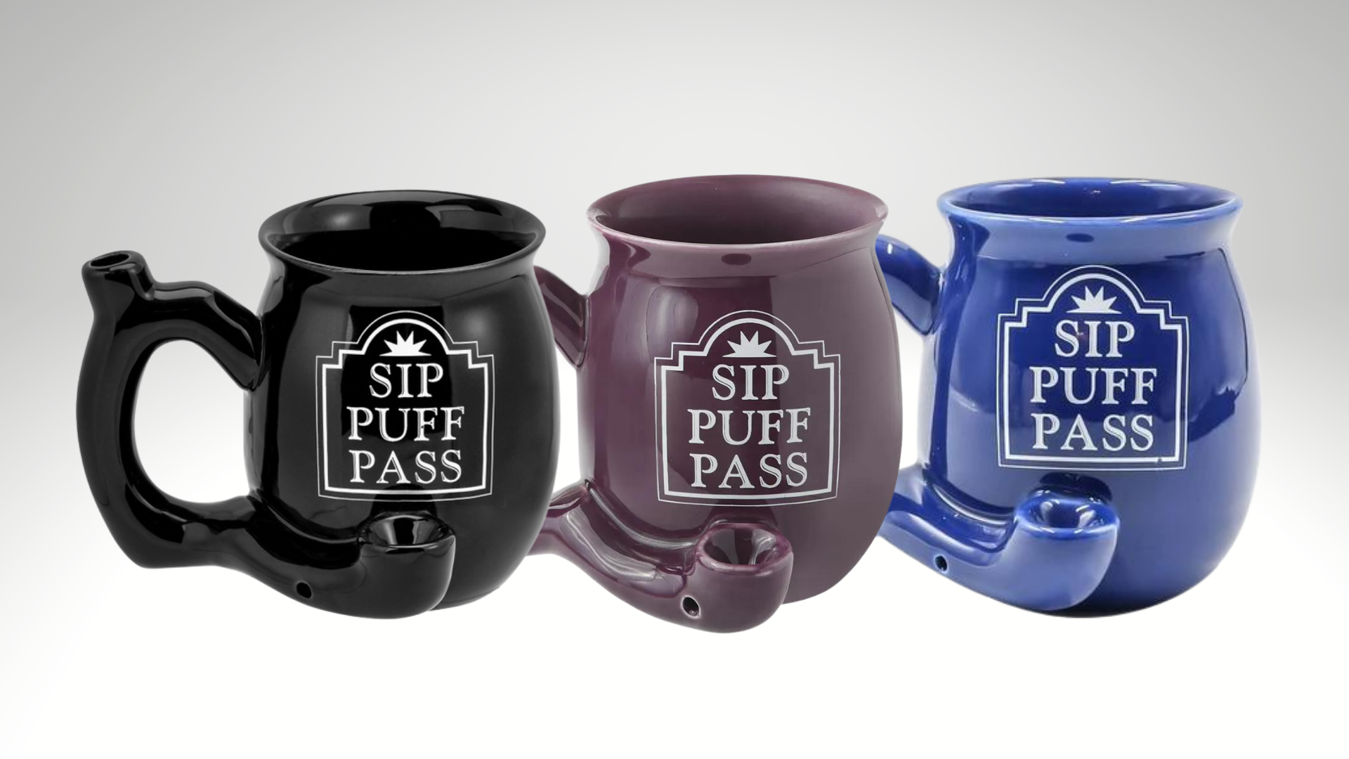 Purple Sip Puff Pass Mug 