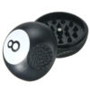 black pool ball herb grinder