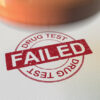 drug test failed stamp