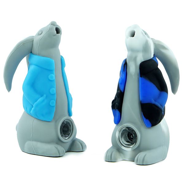 SP_222-3 Silicone Rabbit Hand Pipe