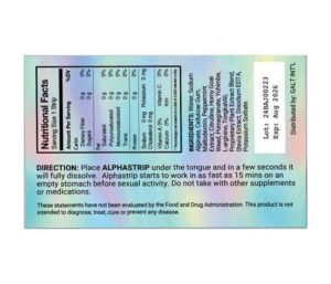 Alphastrip male enhancement