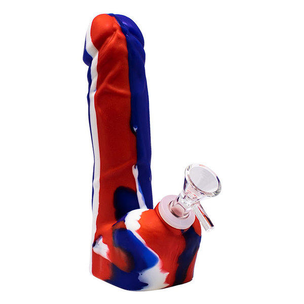 17179 red penis shaped hand pipe